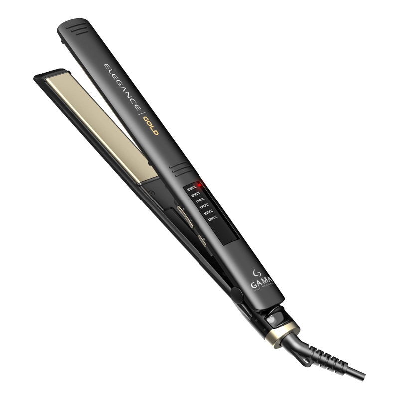 PLANCHA ALISADORA GAMA ELEGANCE LED GOLD ORO LÍQUIDO - 3
