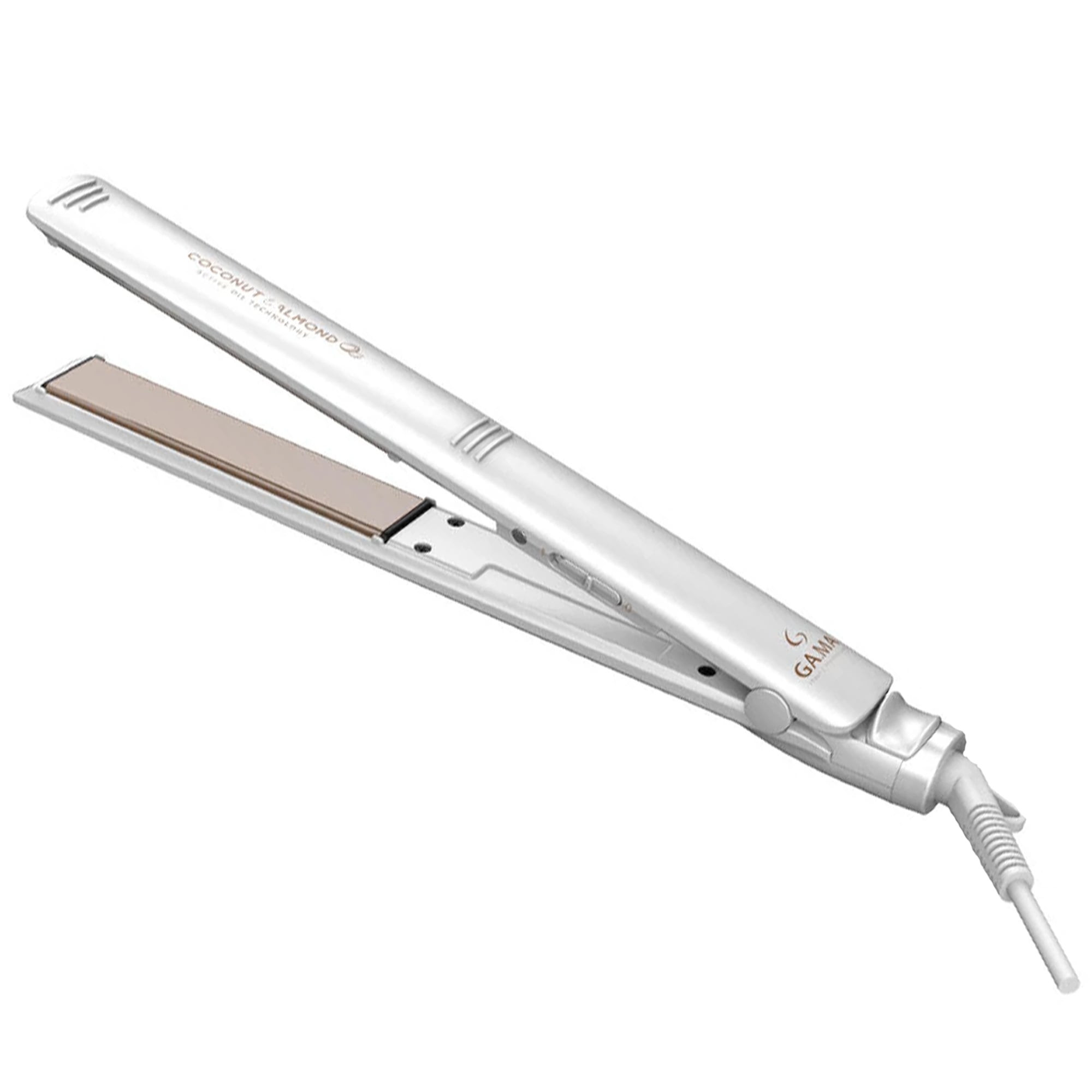 PLANCHA ALISADORA GAMA ELEGANCE COCONUT & ALMOND CERAMIC ION - 1