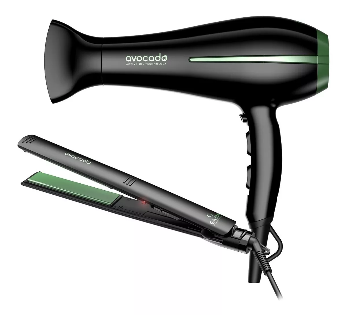 PACK GAMA SECADOR BORA Y ALISADOR ELEGANCE AVOCADO - 1