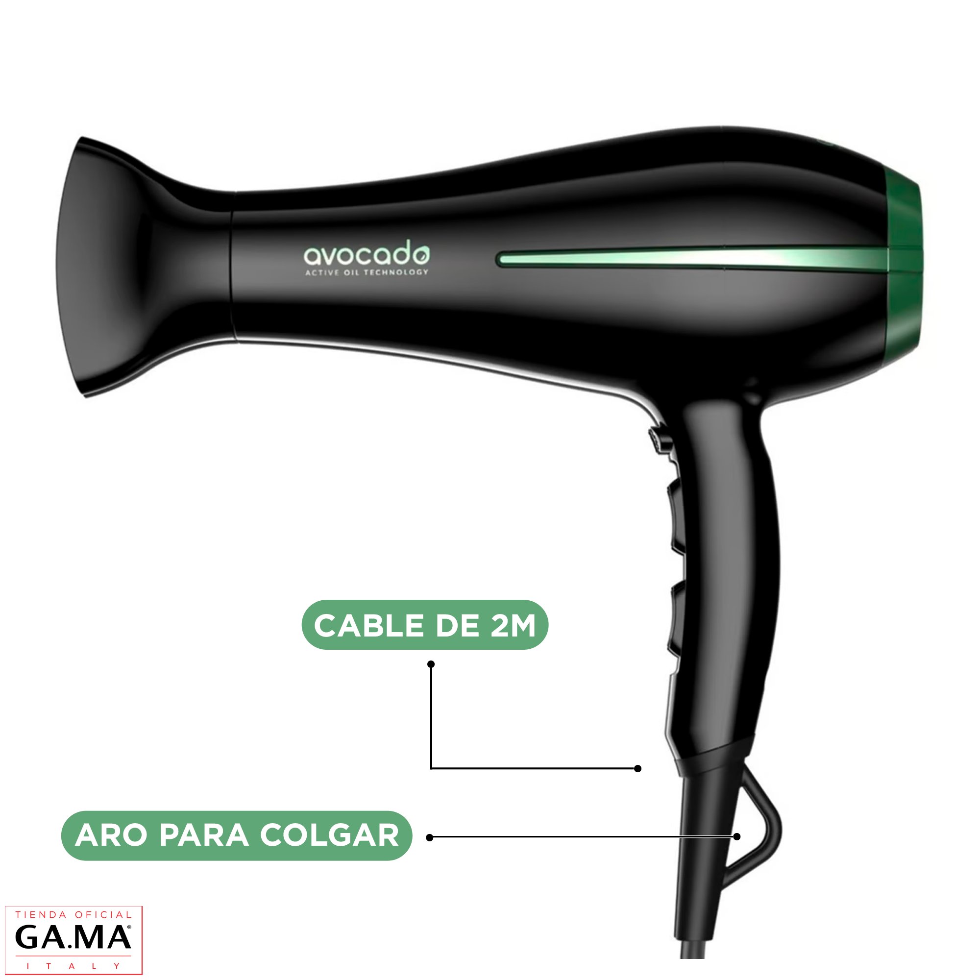 PACK GAMA SECADOR BORA Y ALISADOR ELEGANCE AVOCADO - 6