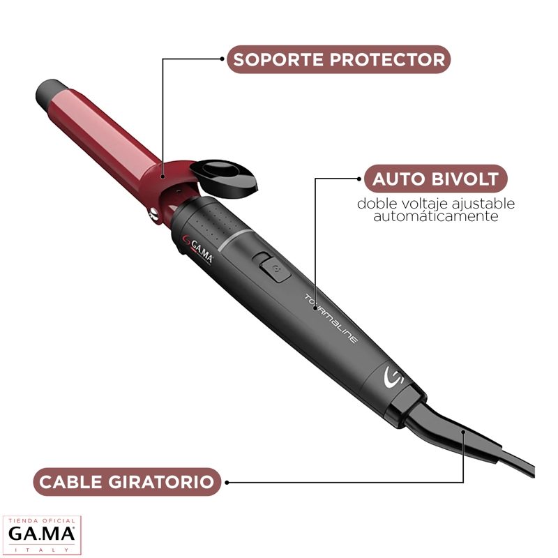 ONDULADOR GAMA NEW TURMALINA 25 MM CERAMIC ANTI-FRIZZ - 5
