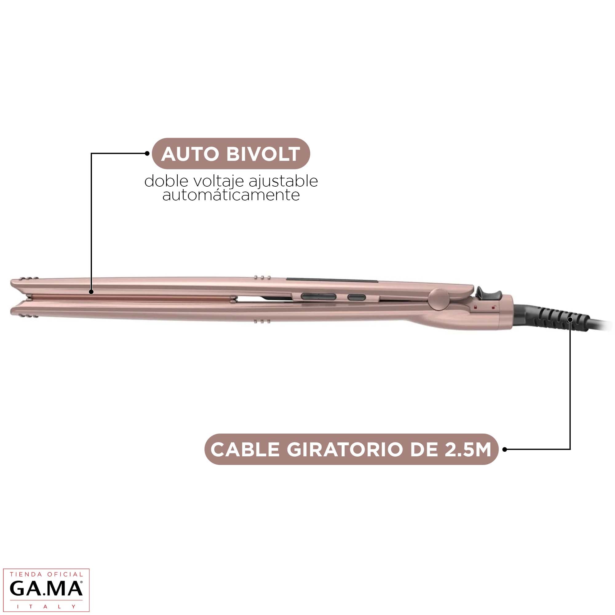 Alisadora Gama Elegance Led Keration Protección De Keratina - 5