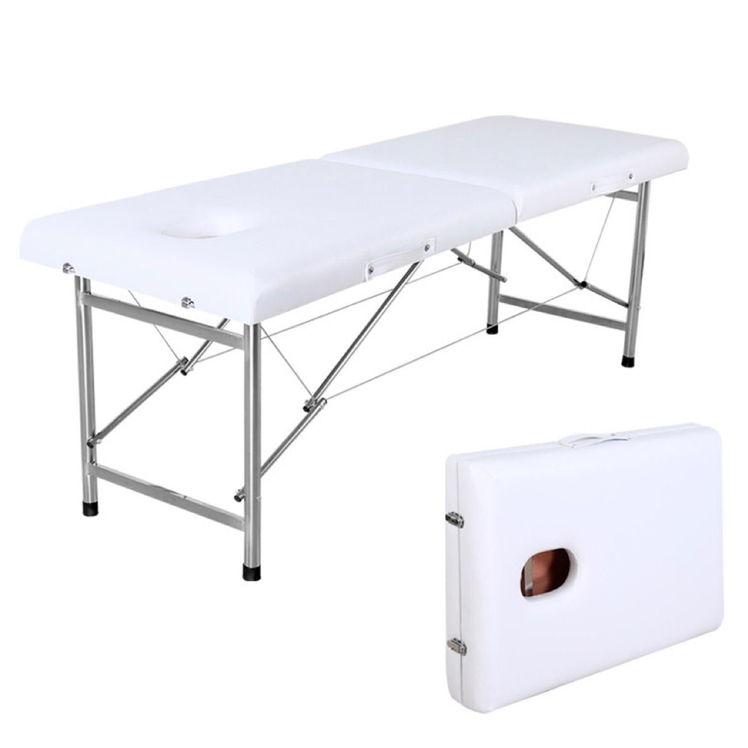 CAMILLA PARA MASAJES ULTRA ESTÉTICA DE 2 CUERPOS PORTÁTIL - 1