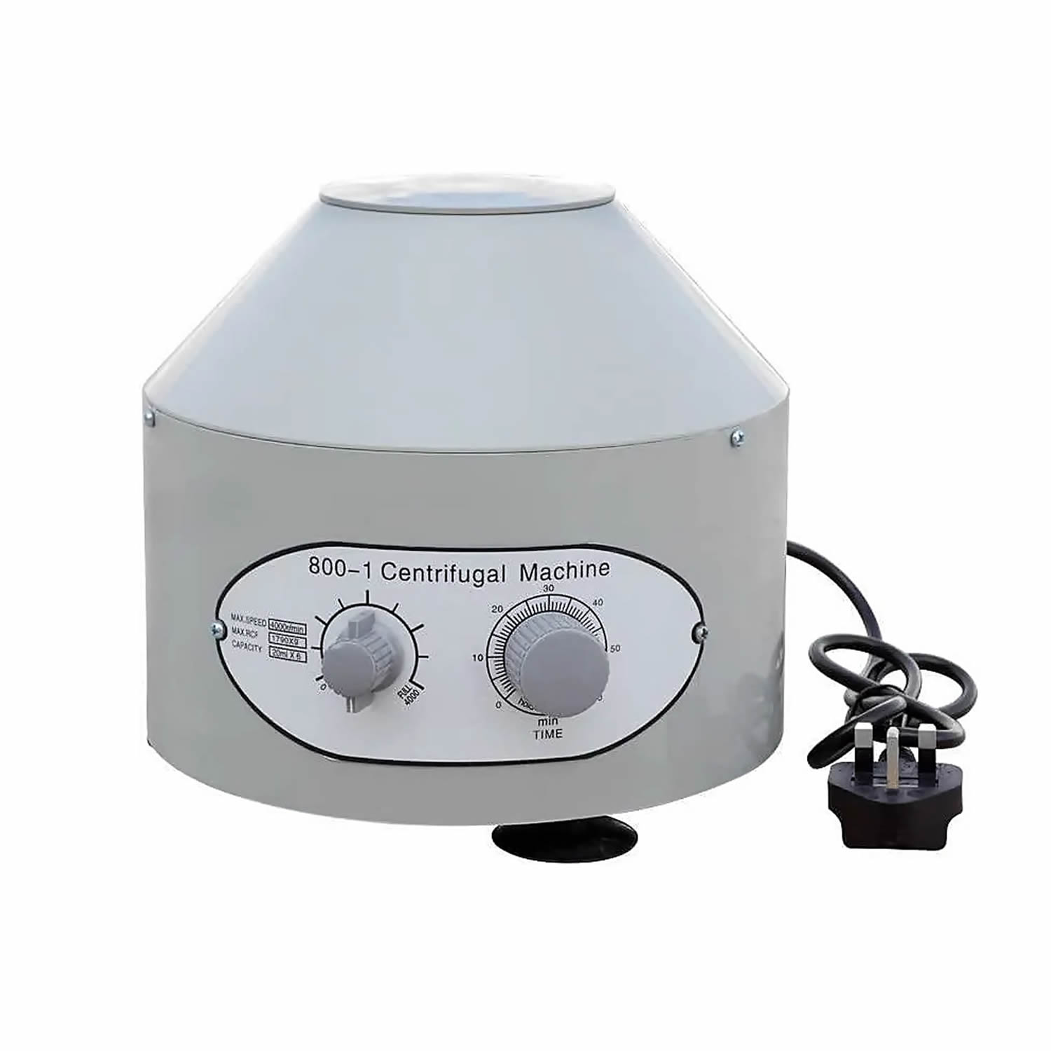 MÁQUINA CENTRIFUGA 4000RPM 6 TUBE 800D LABORATORIO PLASMA - 1