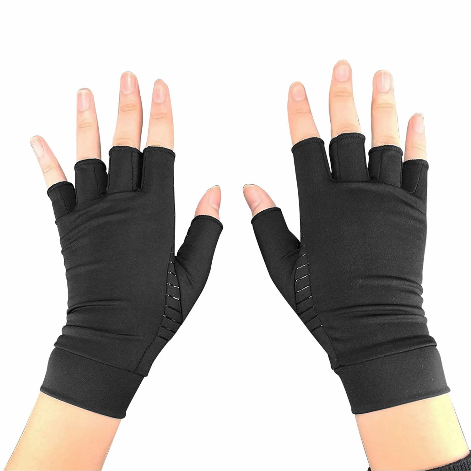 GUANTES ULTRA ESTÉTICA COBRE COMPRESIÓN ARTRITIS TENDINITIS TÚNEL CARPIANO - 2