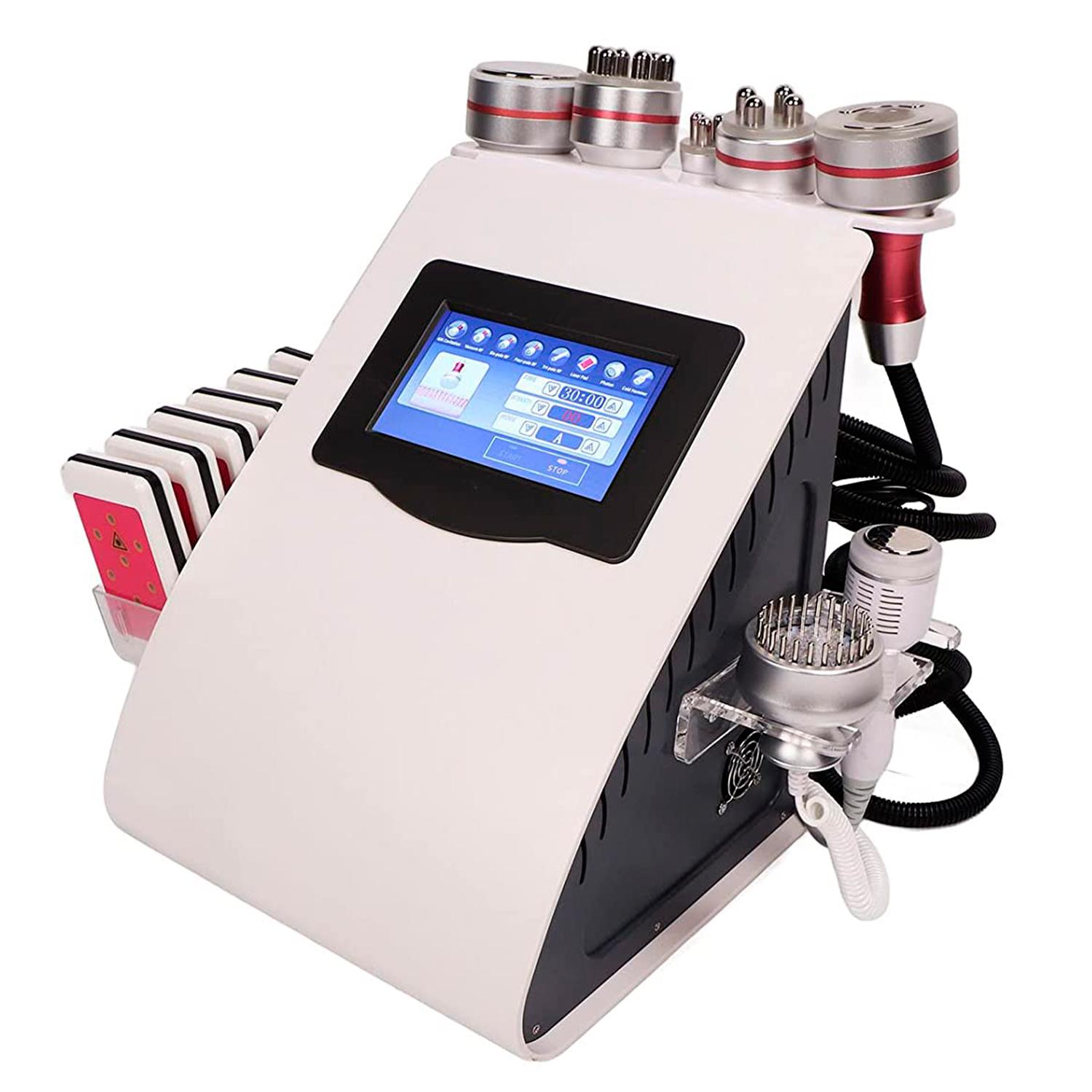 MAQUINA CAVITACION LIPOLASER 9 EN 1+ RF+ VACUUM+ MICROCORRIENTES - 3