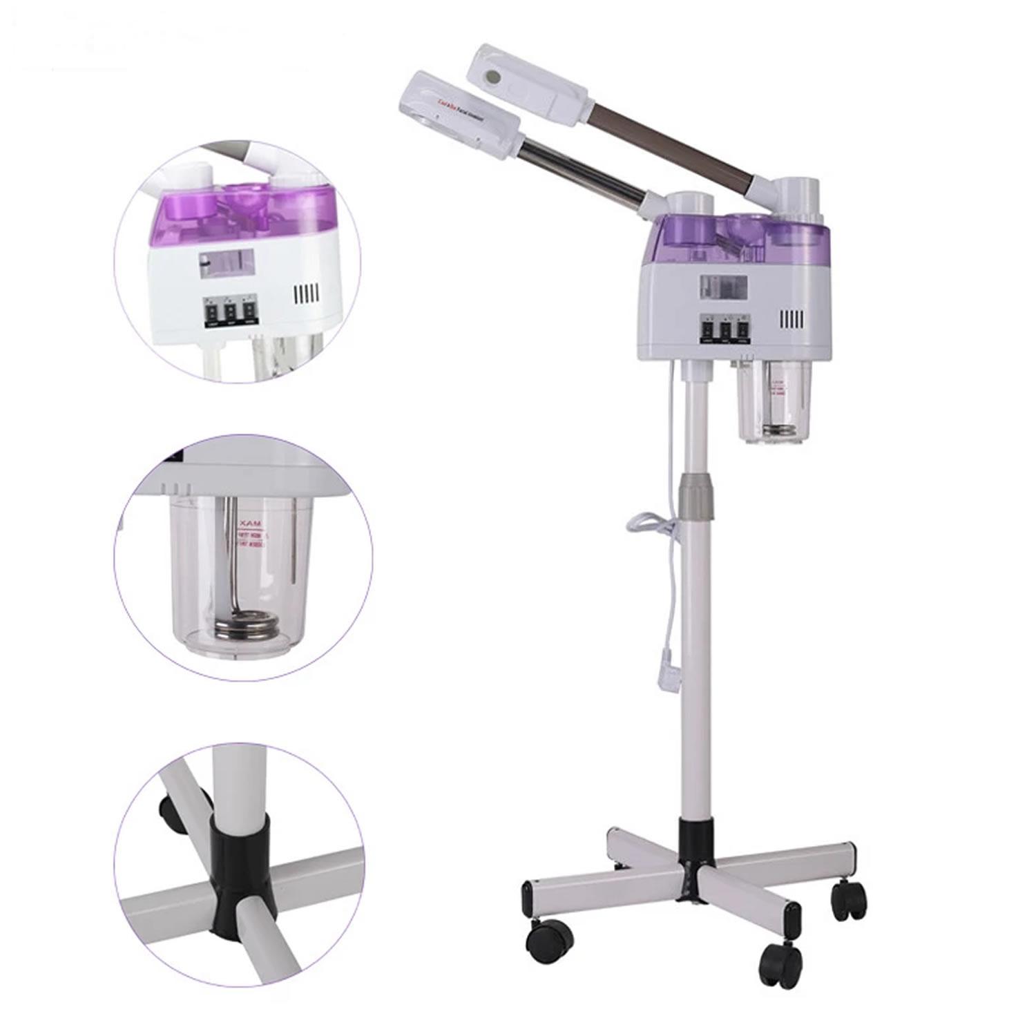 VAPORIZADOR FACIAL PROFESIONAL 2 EN 1 CALIENTE Y FRIO - 4