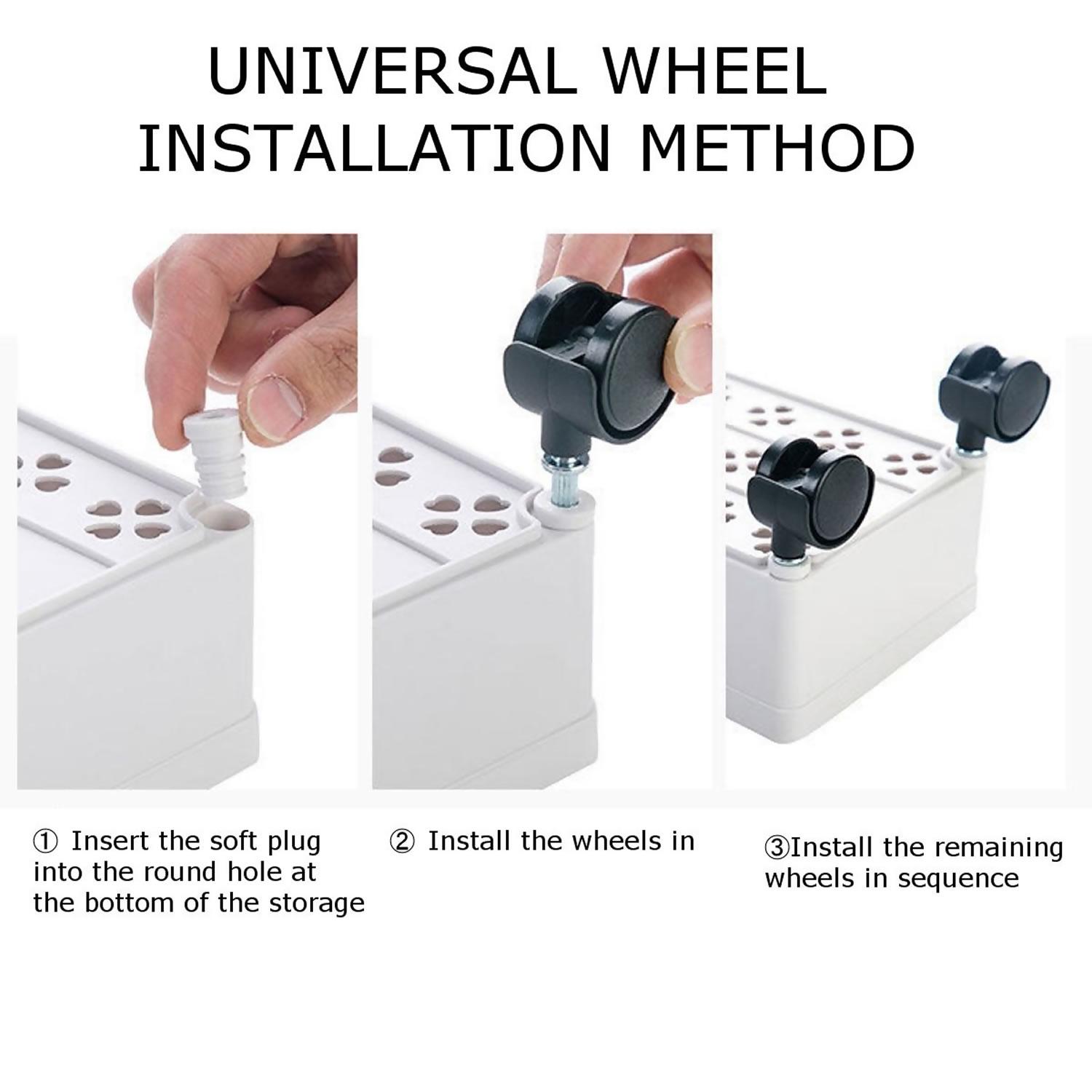 CARRO ORGANIZADOR ULTRA ESTÉTICA 3 NIVELES CON RUEDAS - 7