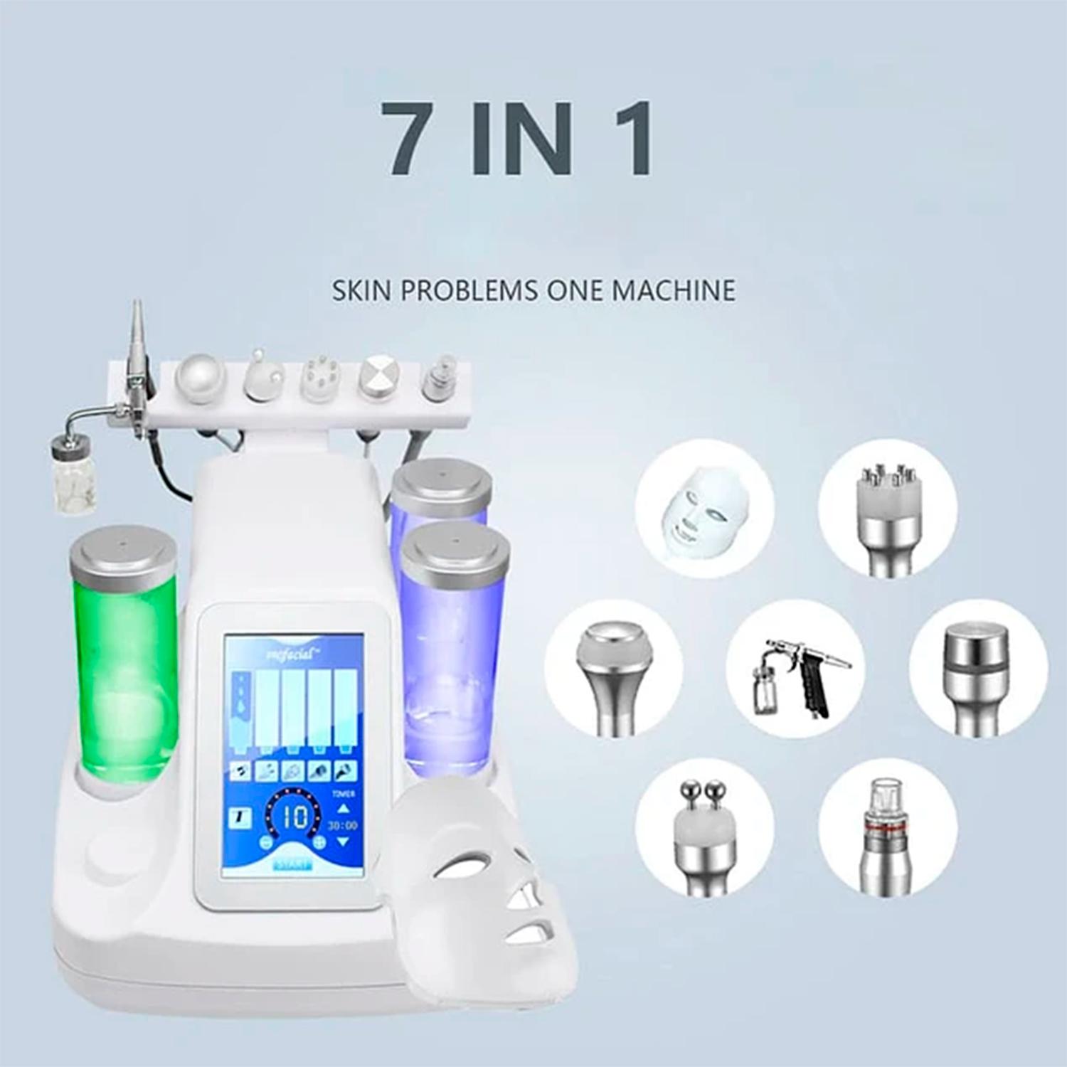 MAQUINA HIDRODERMOABRASION 7 EN 1 LIMPIEZA FACIAL - 5
