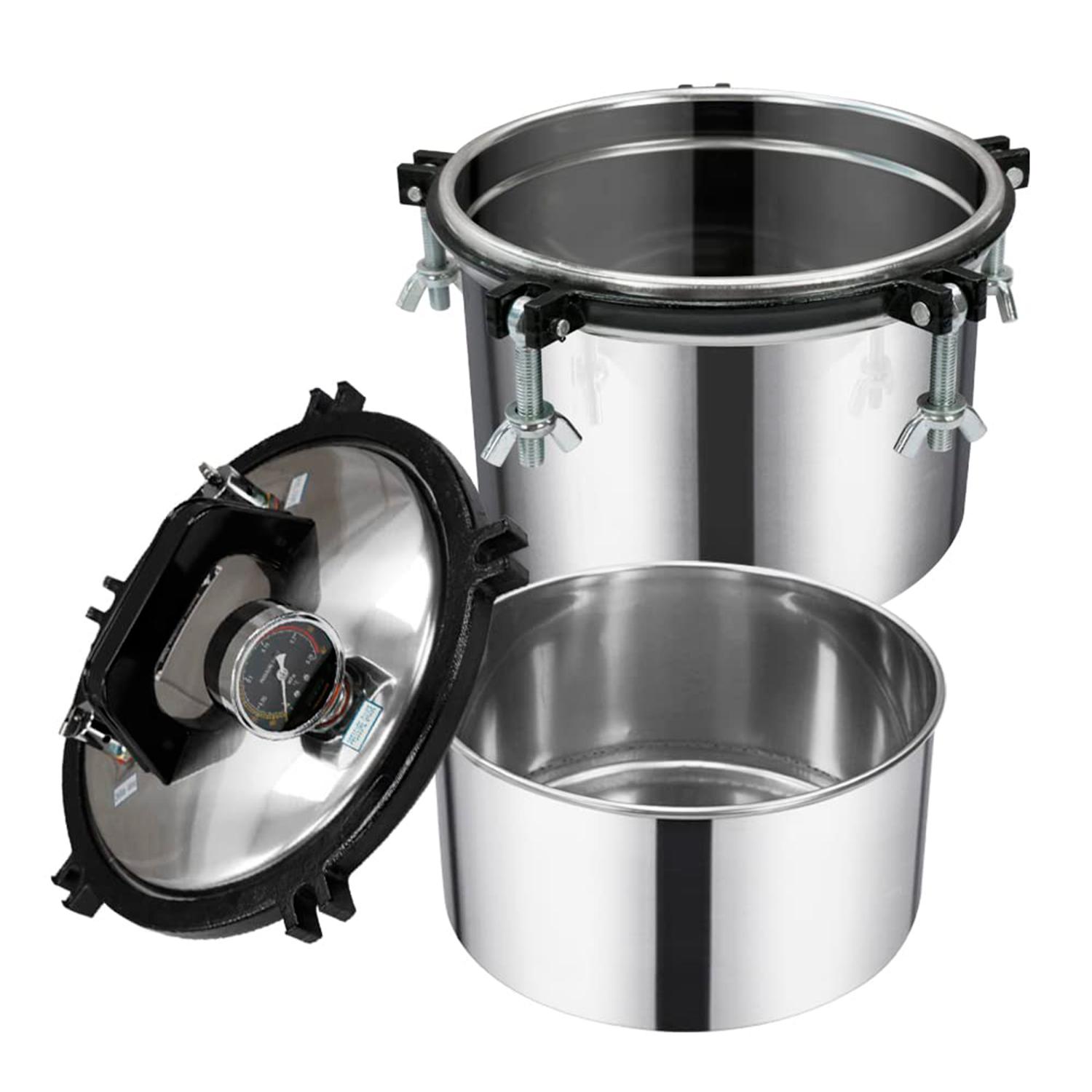 ESTERILIZADOR ULTRA ESTETICA AUTOCLAVE VAPOR PRESION ACERO INOXIDABLE 8L - 2