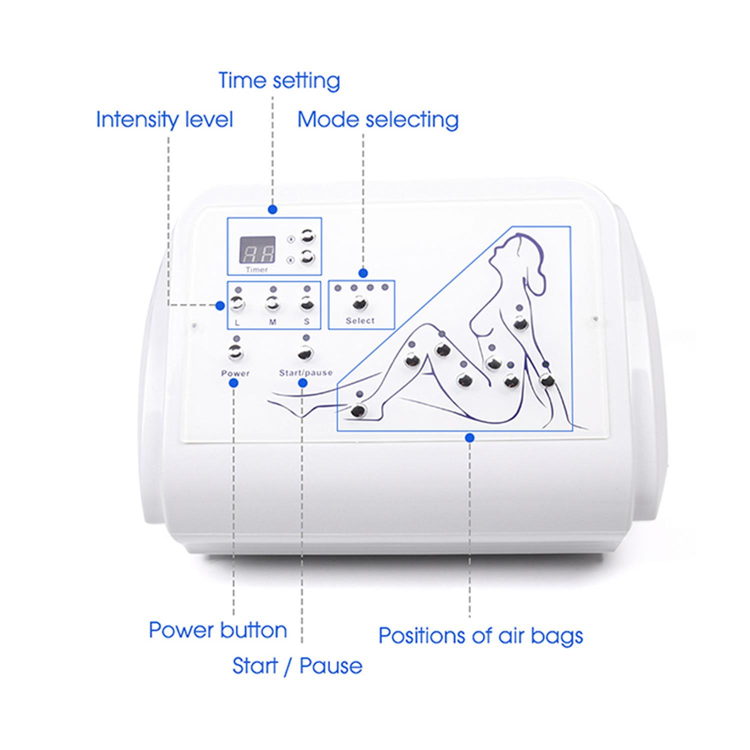 MÁQUINA MASAJEADORA ULTRA ESTÉTICA PRESOTERAPIA - 7