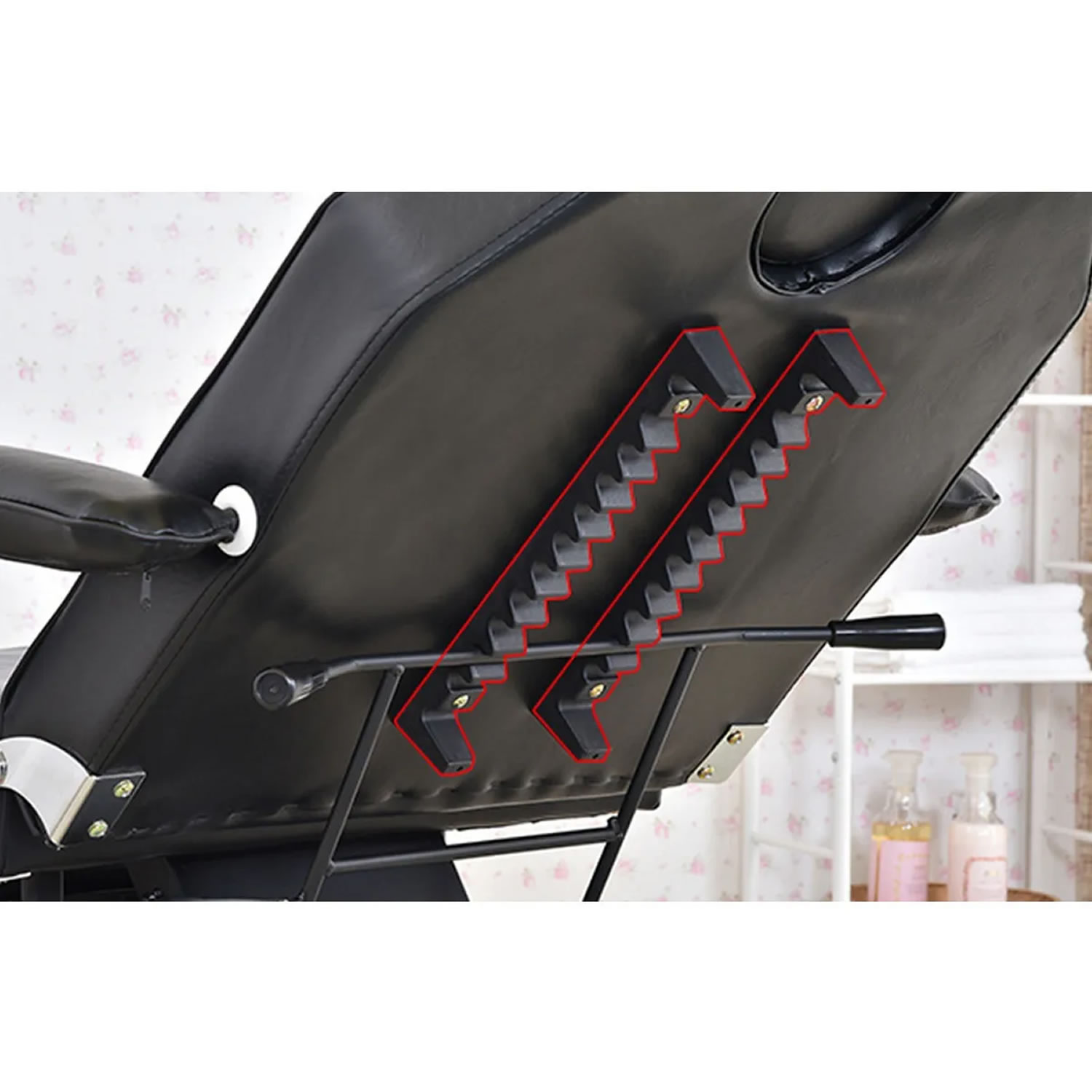 SILLÓN CAMILLA ESTÉTICA ULTRA ESTÉTICA SPA MASAJE NEGRO - 3