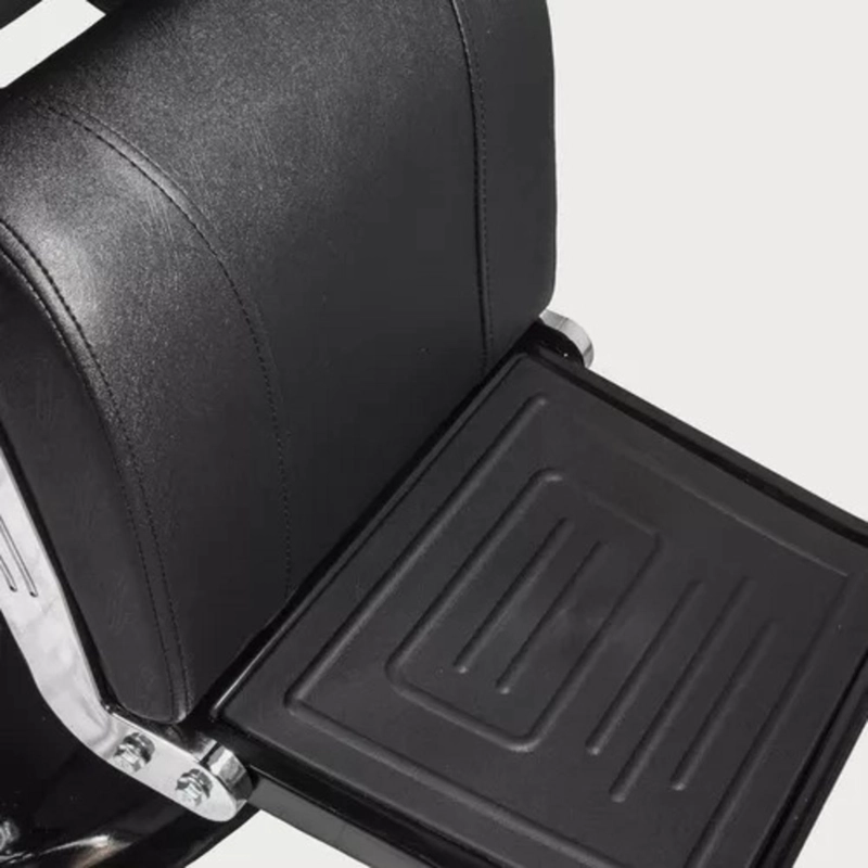 SILLA ACERO NEGRO BARBERIA PELUQUERIA PRO - 6