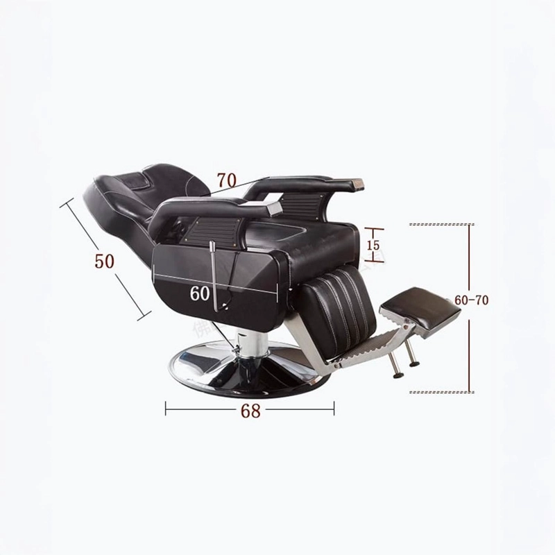 SILLA ACERO NEGRO BARBERIA PELUQUERIA PRO - 9