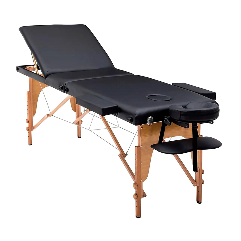 CAMILLA PARA MASAJES ULTRA ESTÉTICA DE 3 CUERPOS PORTÁTIL - 1