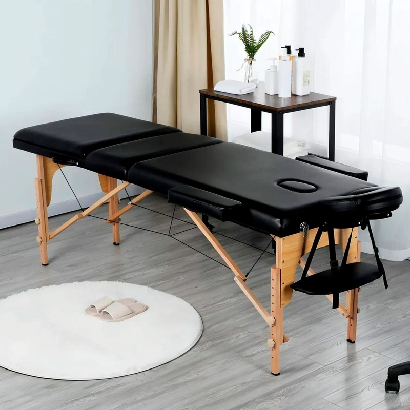 CAMILLA PARA MASAJES ULTRA ESTÉTICA DE 3 CUERPOS PORTÁTIL - 4