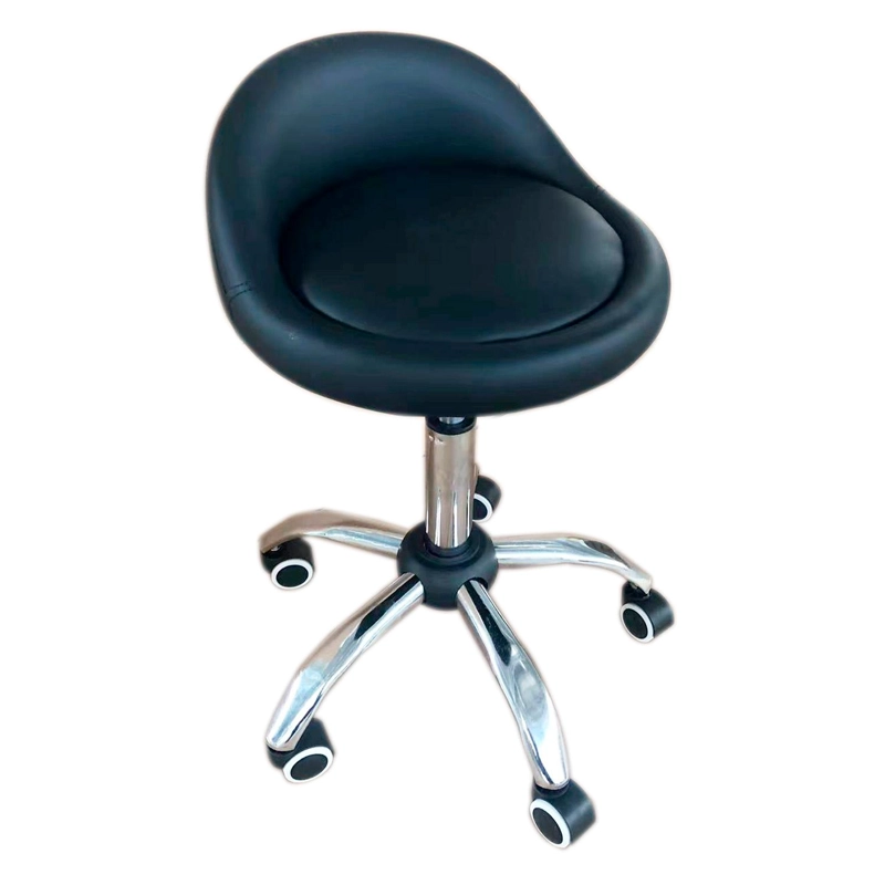 TABURETE CON RUEDAS - BLANCO - 1