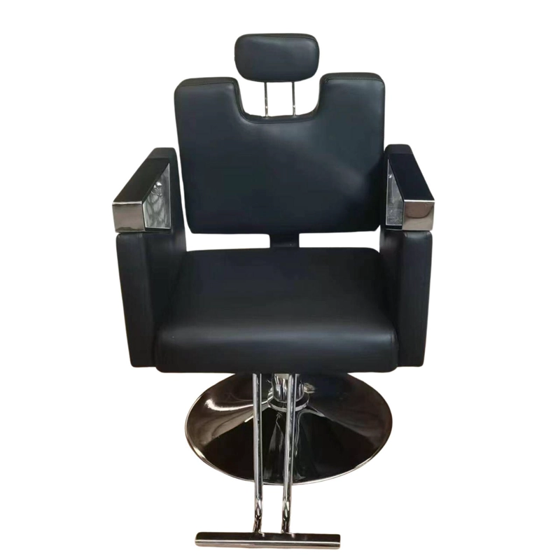 SILLON DE PELUQUERIA ELEGANT BLACK RECLINABLE - NEGRO