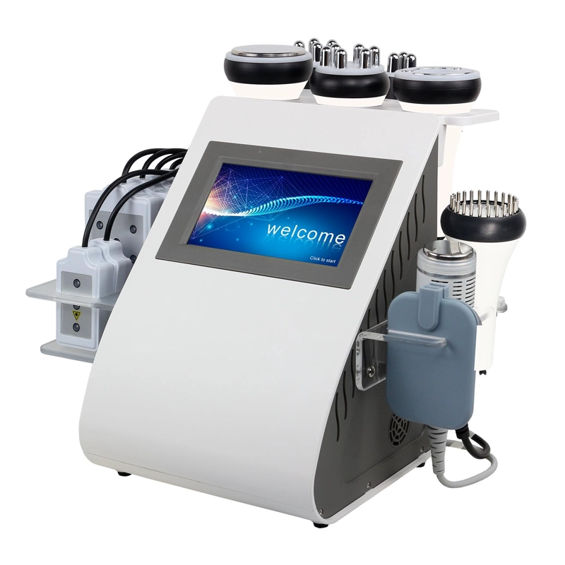 MAQUINA CAVITACION 40K   9 EN 1 + LIPOLASER + ELECTROESTIMULACION + RF + VACUUM - 1
