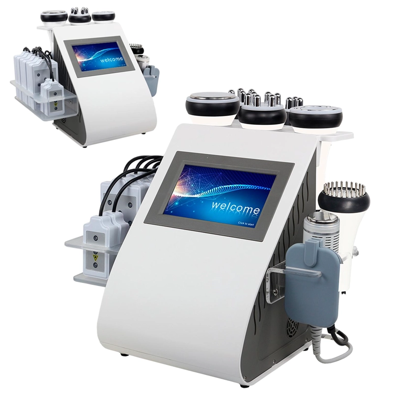 MAQUINA CAVITACION 40K   9 EN 1 + LIPOLASER + ELECTROESTIMULACION + RF + VACUUM - 4