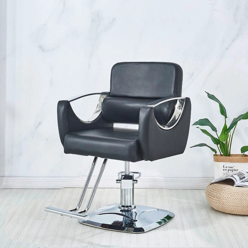 SILLON DE PELUQUERIA NEW BLACK STAR - NEGRO - 2