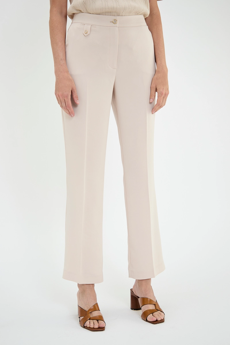 PANTALÓN MUJER MA GRIFFE BEIGE FORMAL RECTO - 2