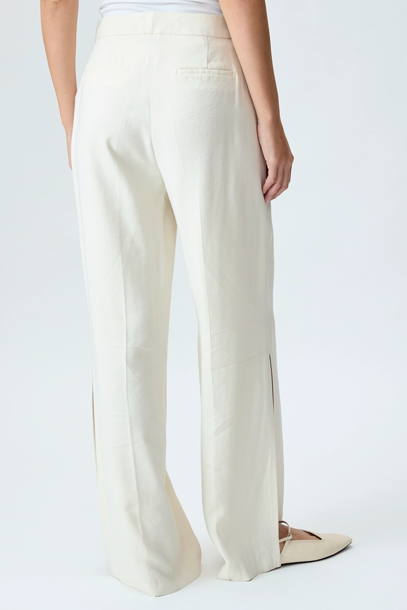 PANTALÓN MUJER IO BEIGE LISO - 5