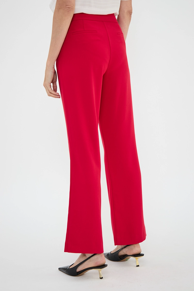 PANTALÓN MUJER MA GRIFFE FUCSIA CON CORTE PIERNA - 5