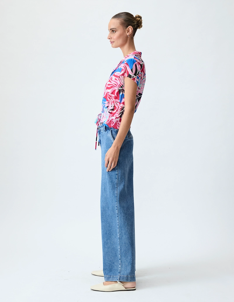 BLUSA MUJER IO FUCSIA FANTASIA - 4