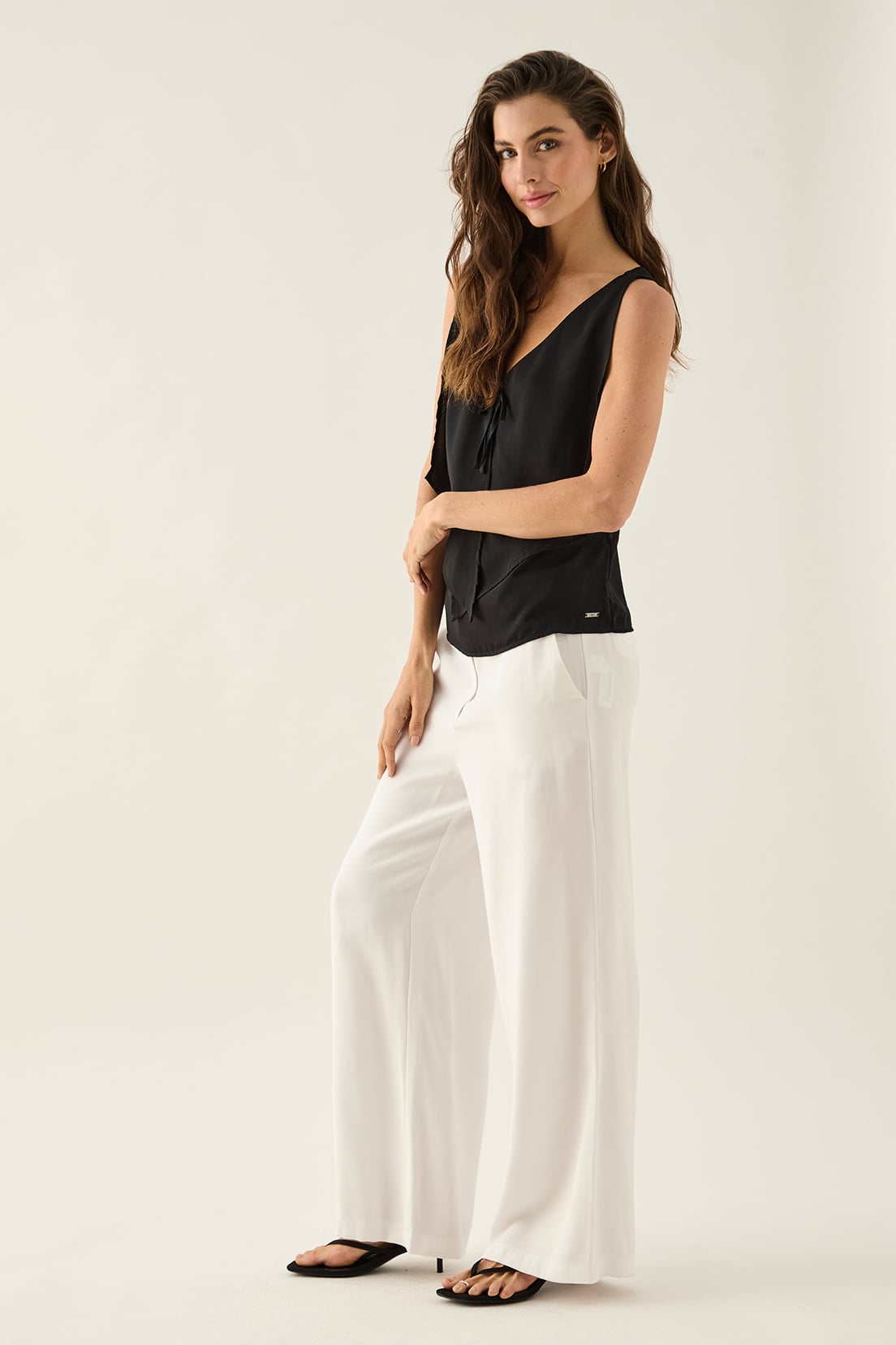 BLUSA MUJER ASH NEGRO LISA - 3