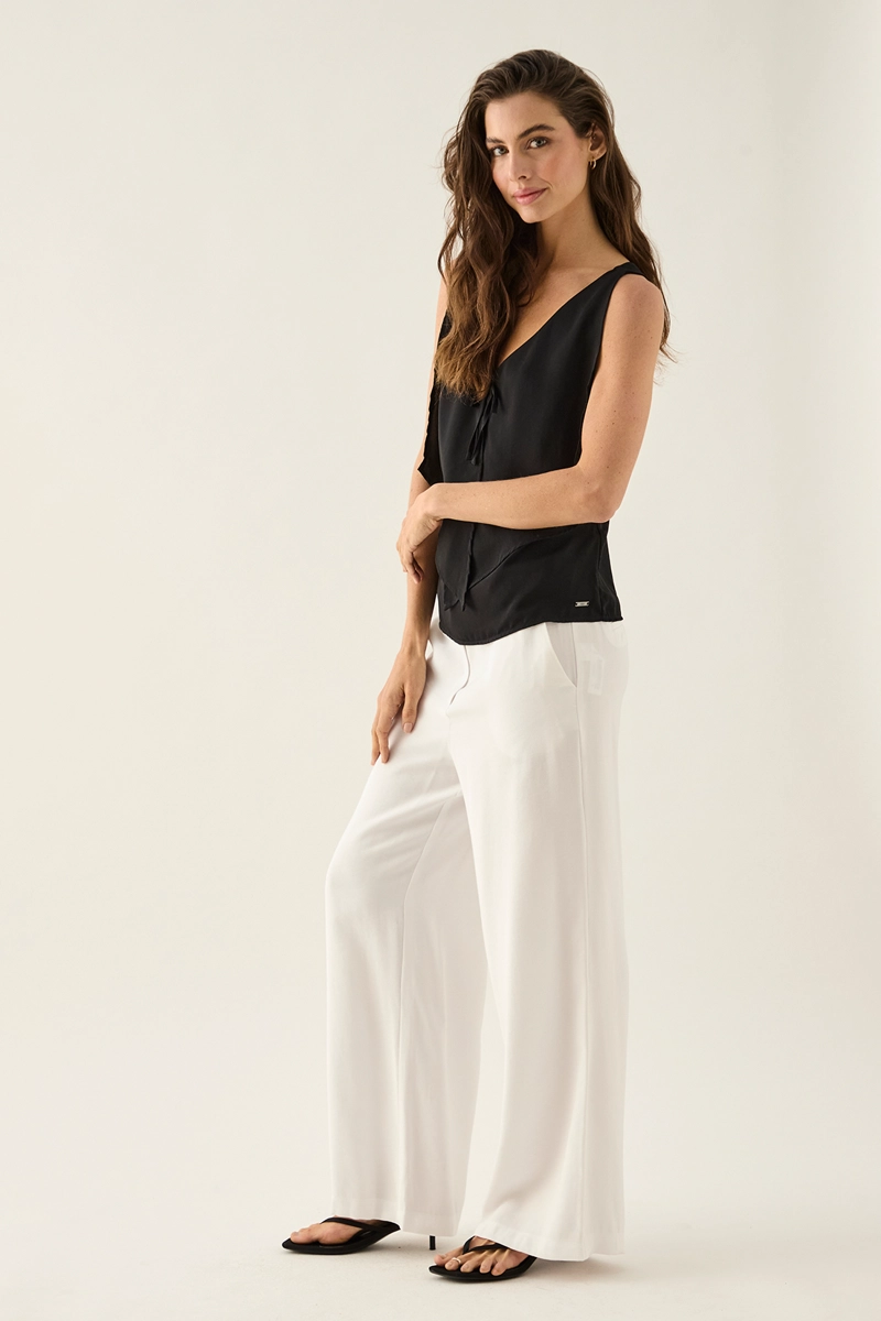 BLUSA MUJER ASH NEGRO LISA - 3