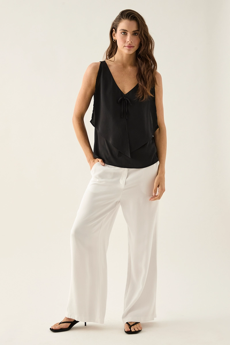 BLUSA MUJER ASH NEGRO LISA - 5