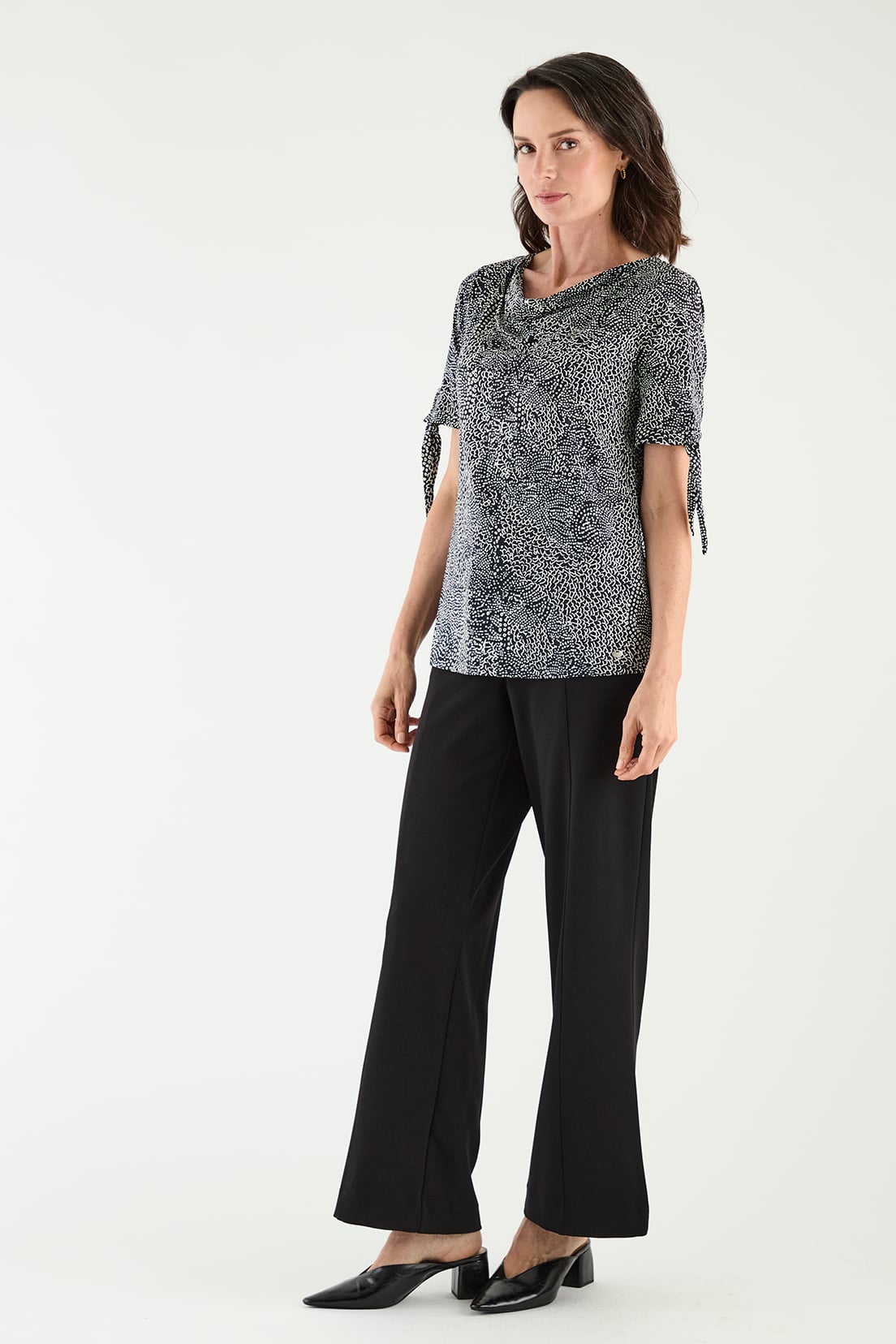 POLERA MUJER MA GRIFFE BEIGE ESTAMPADA - 3