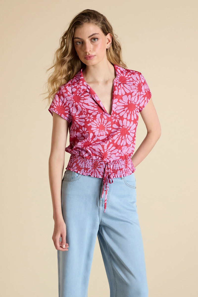 BLUSA MUJER IO ROJO FANTASIA - 1
