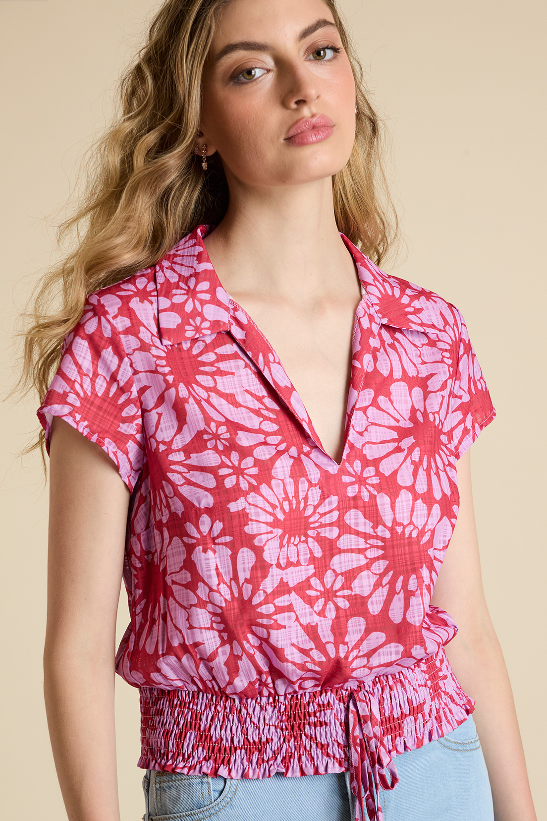 BLUSA MUJER IO ROJO FANTASIA - 2