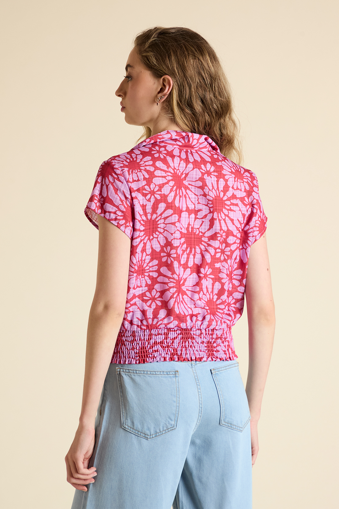 BLUSA MUJER IO ROJO FANTASIA - 4