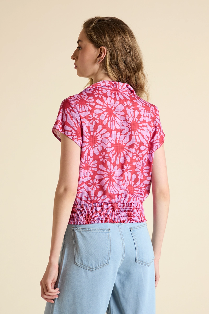 BLUSA MUJER IO ROJO FANTASIA - 4