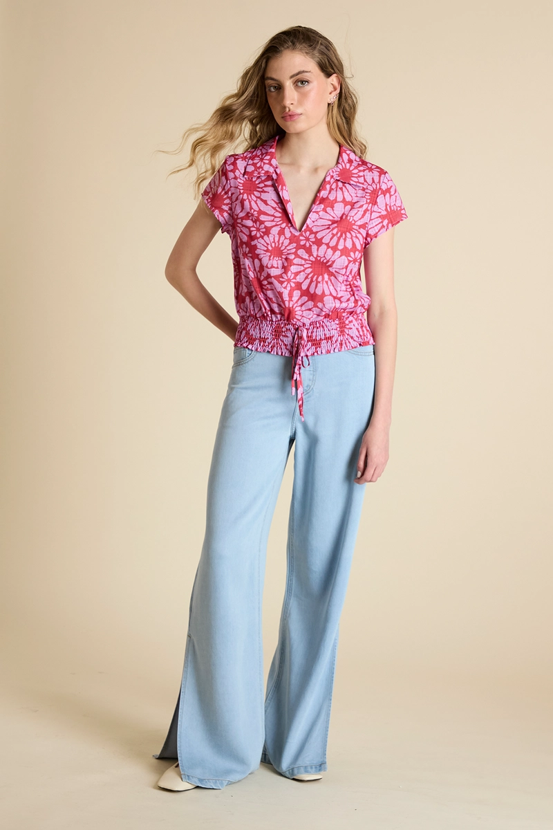 BLUSA MUJER IO ROJO FANTASIA - 5