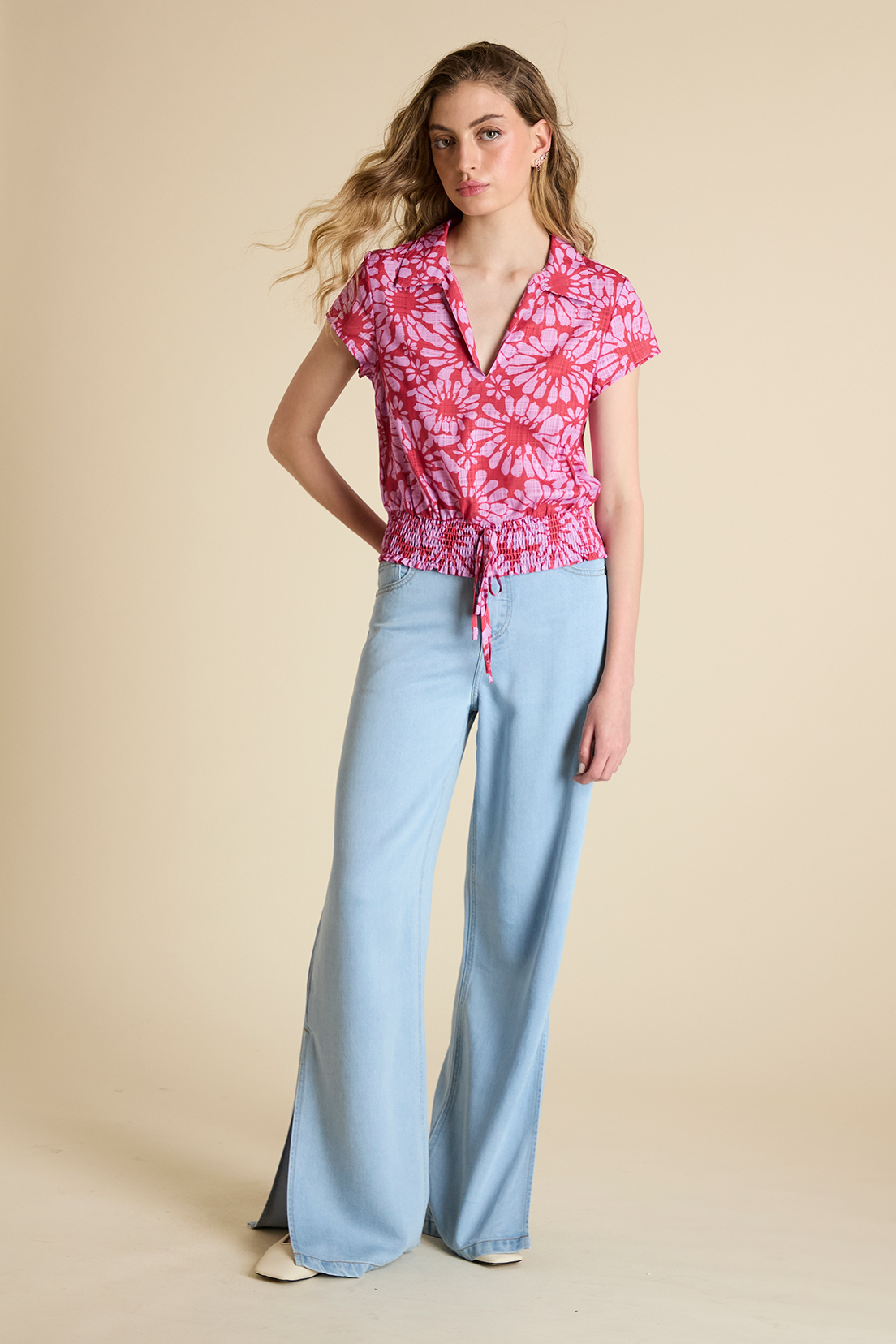 BLUSA MUJER IO ROJO FANTASIA - 5