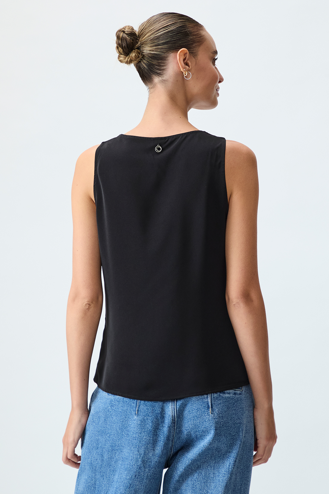 BLUSA MUJER NEGRO LISA - 4