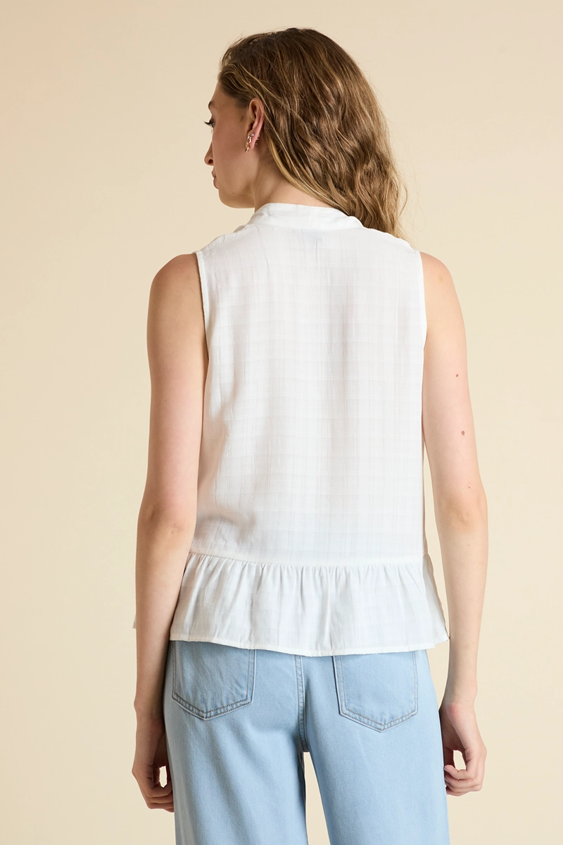 BLUSA MUJER BLANCO LISA - 3