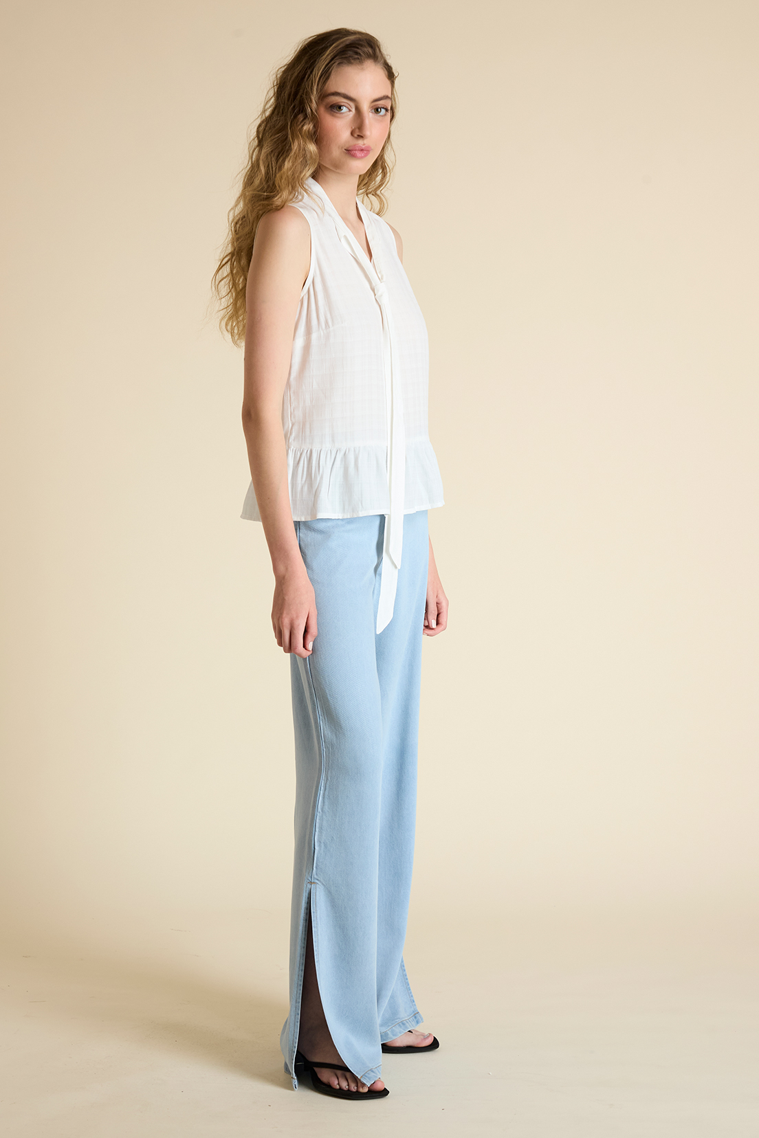 BLUSA MUJER BLANCO LISA - 5