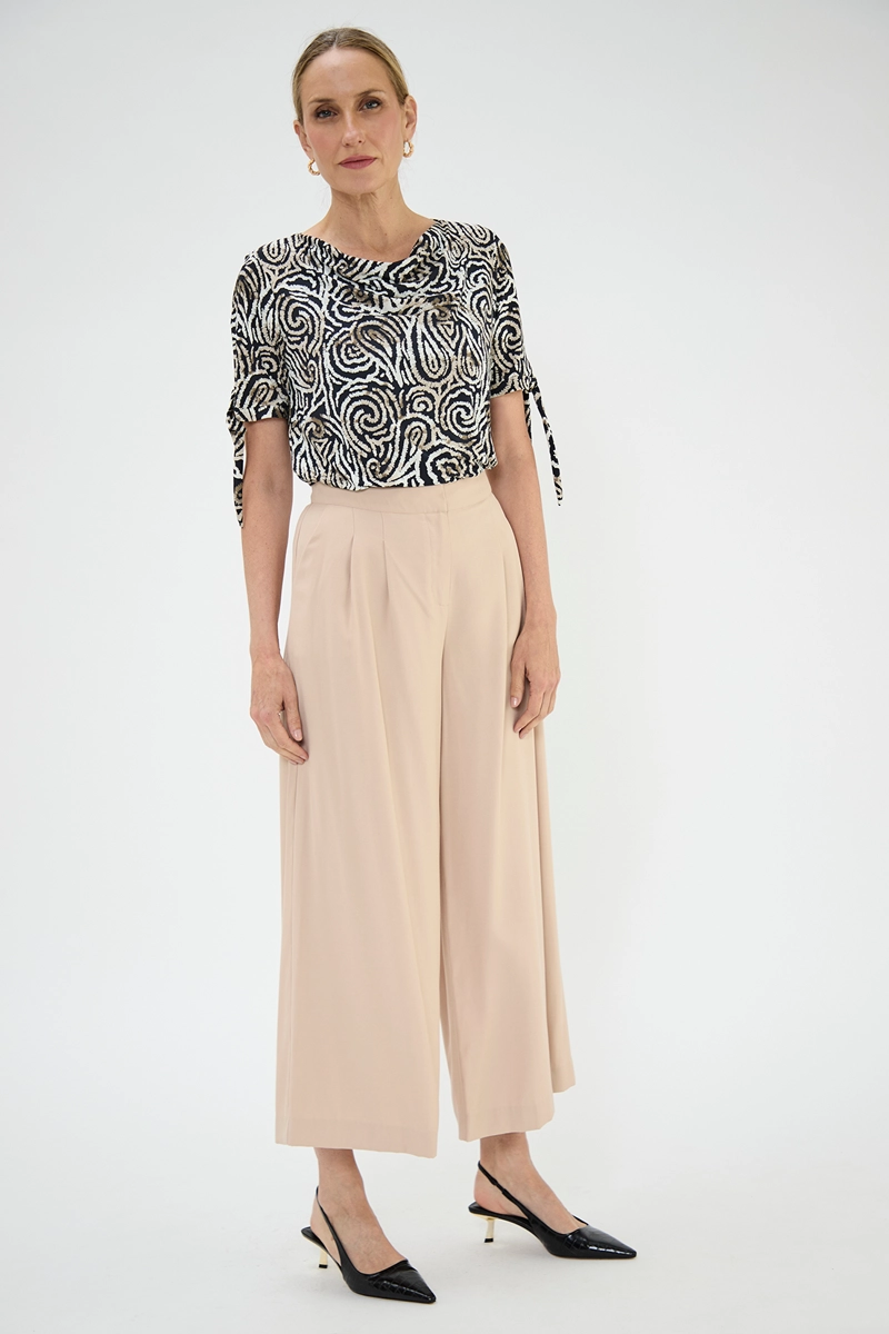 POLERA MUJER GRIFFE NEGRO ESTAMPADA - 3