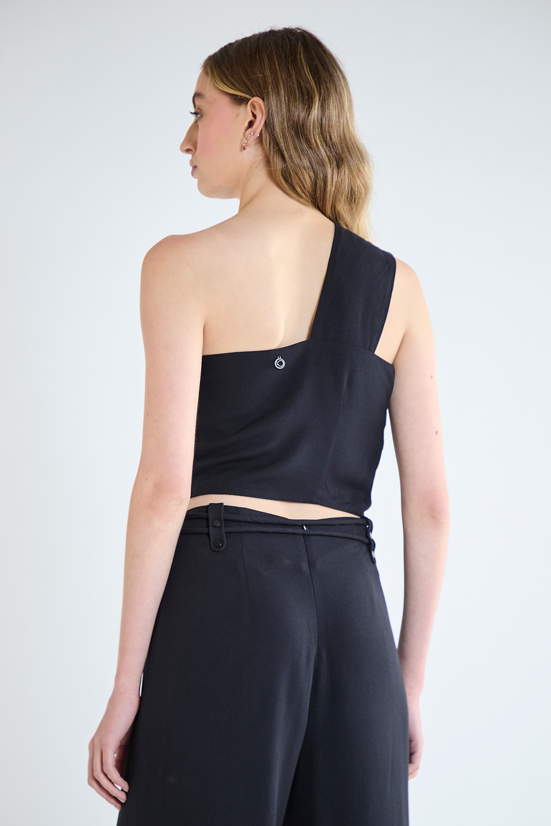 BLUSA MUJER IO NEGRO LISA - 3