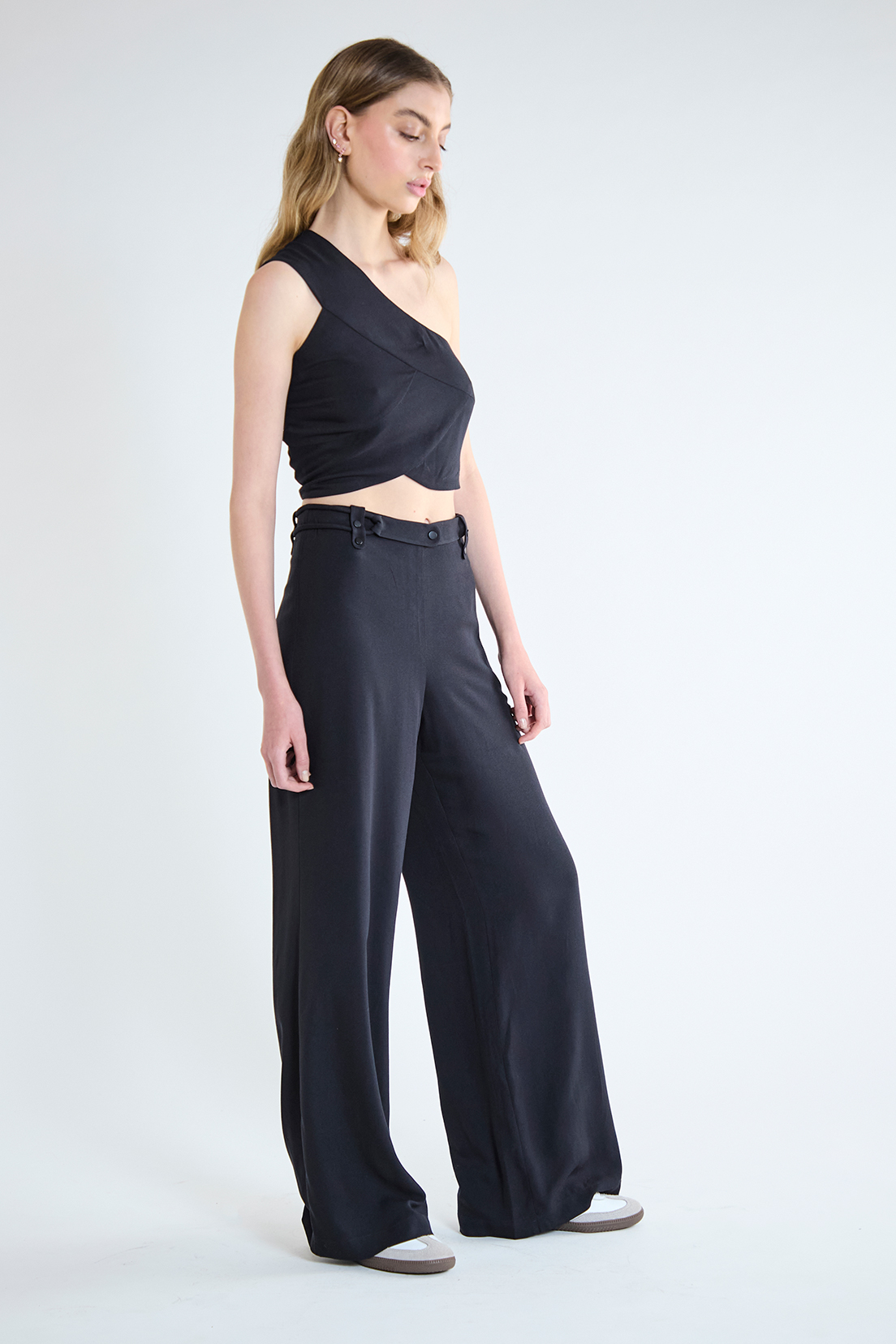 BLUSA MUJER IO NEGRO LISA - 4