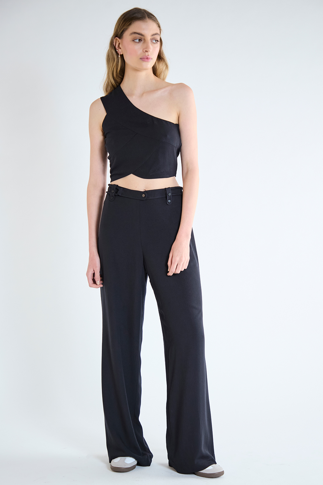 BLUSA MUJER IO NEGRO LISA - 5