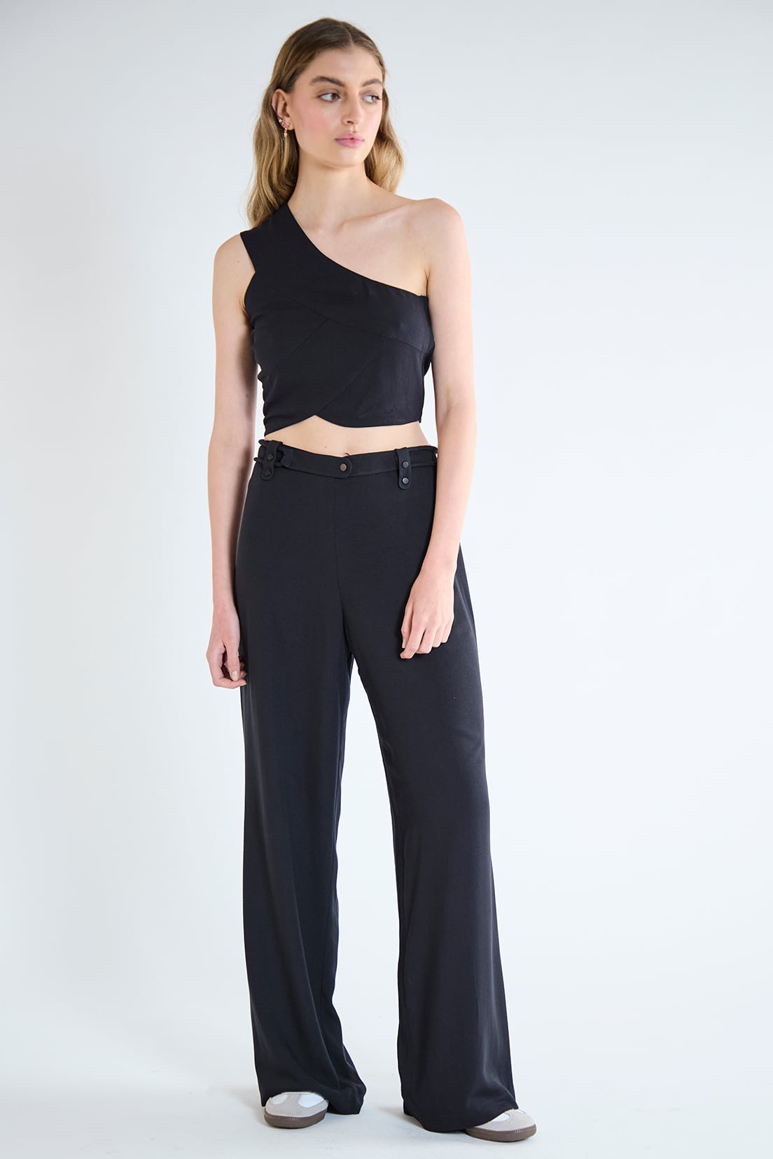 BLUSA MUJER IO NEGRO LISA - 5
