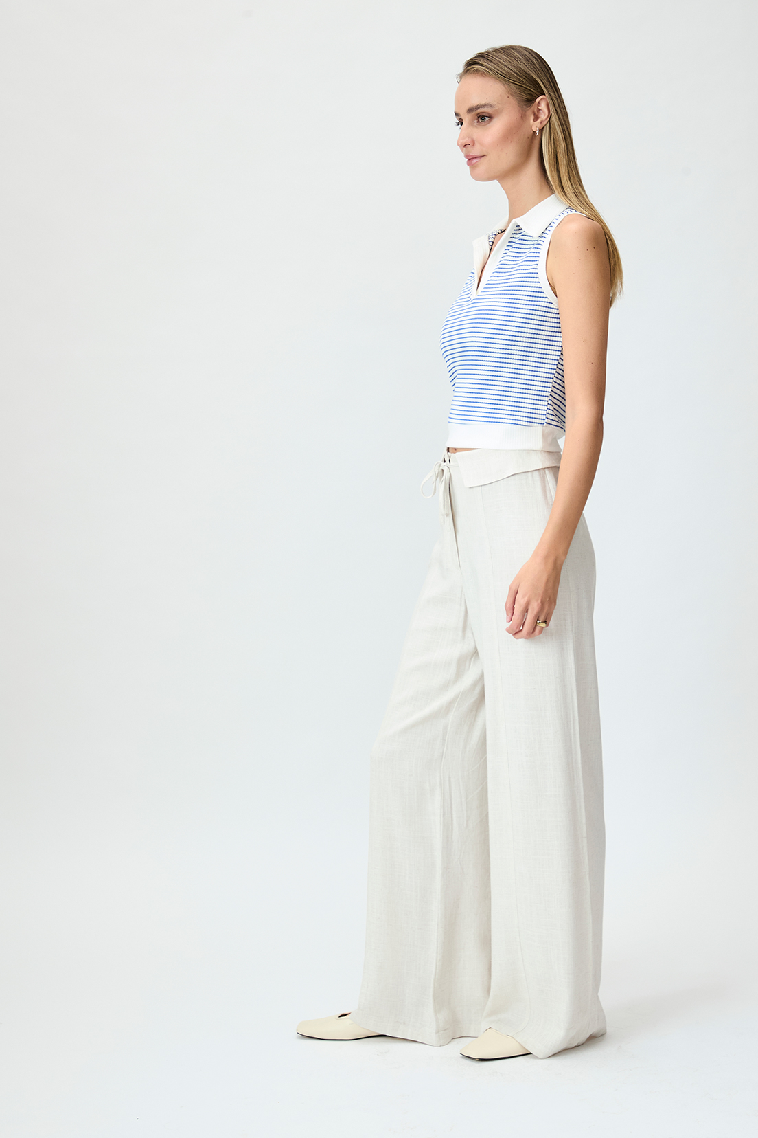 PANTALÓN MUJER IO BEIGE LISO - 4