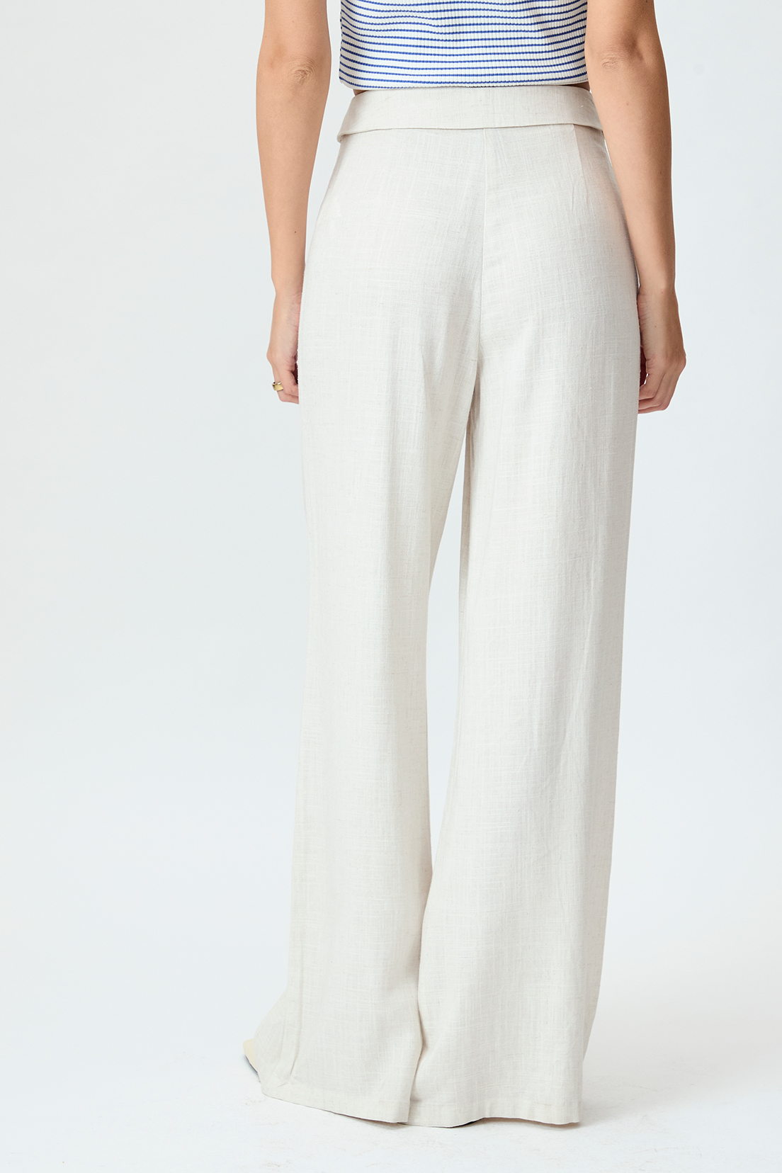 PANTALÓN MUJER IO BEIGE LISO - 5