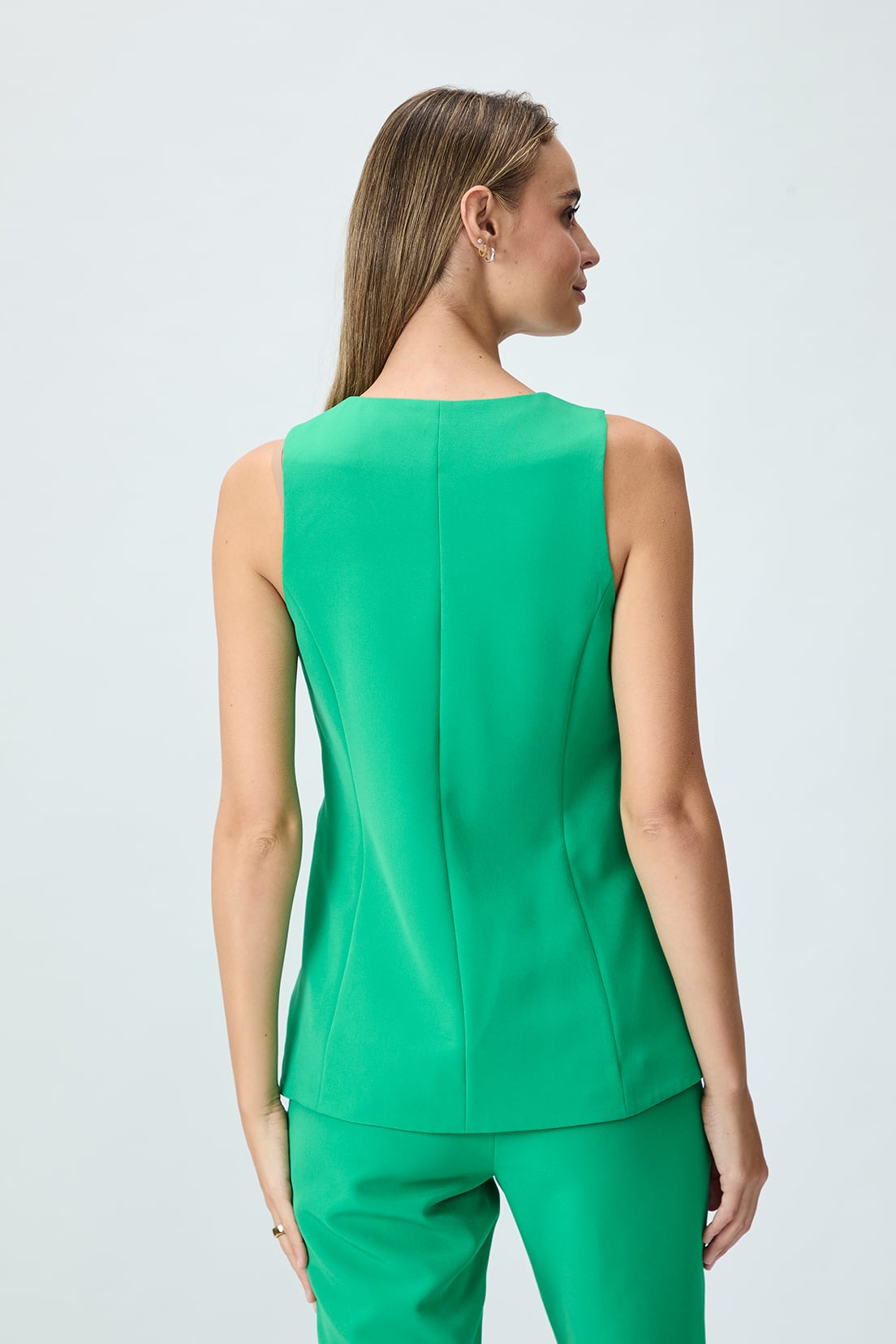GILETE MUJER IO VERDE GILETTE LISO - 3